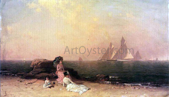  Alfred Thompson Bricher Afternoon at the Shore - Canvas Art Print