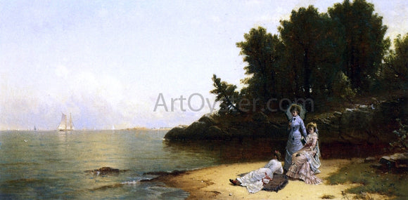  Alfred Thompson Bricher Afternoon by the Shore - Canvas Art Print