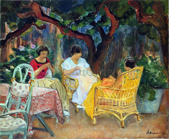  Henri Lebasque Afternoon in the Garden - Canvas Art Print