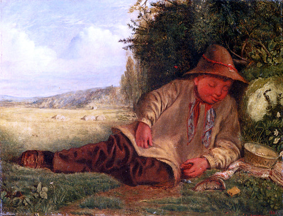  James Smetham Afternoon Rest - Canvas Art Print