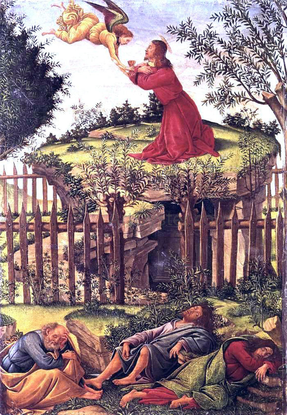  Sandro Botticelli Agony in the Garden - Canvas Art Print
