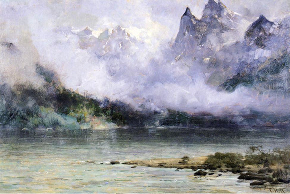  Thomas Hill Alaska Scene near Juneau - Canvas Art Print