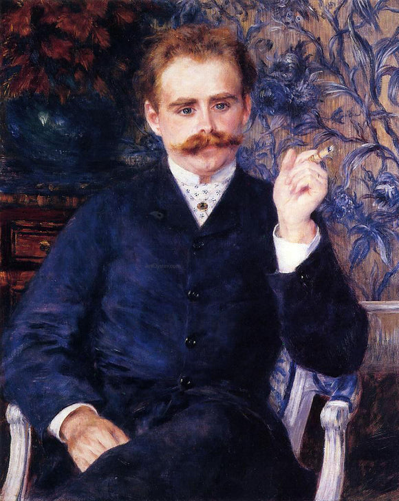  Pierre Auguste Renoir Albert Cahen d'Anvers - Canvas Art Print