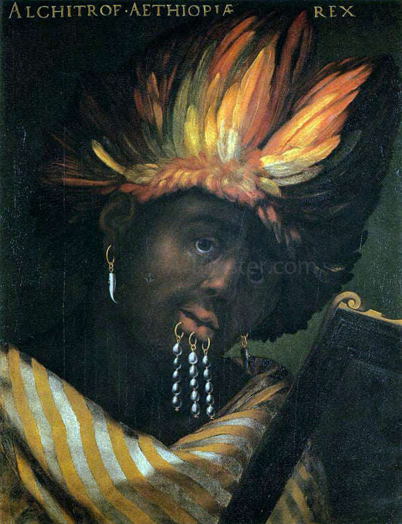  Cristofano Dell'Altissimo Alchitrof, Emperor of Ethiopia - Canvas Art Print