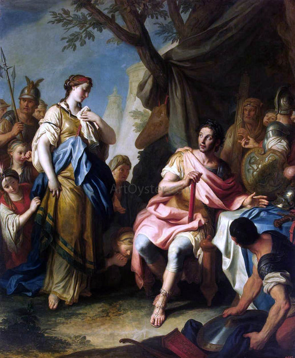  Pietro Antonio Rotari Alexander the Great and Roxane - Canvas Art Print