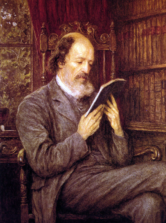  Helen Allingham Alfred Lord Tennyson - Canvas Art Print