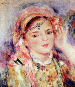  Pierre Auguste Renoir Algerian Woman - Canvas Art Print