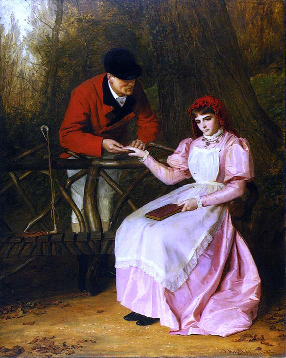  James Hayllar RBA All the World Over - Canvas Art Print