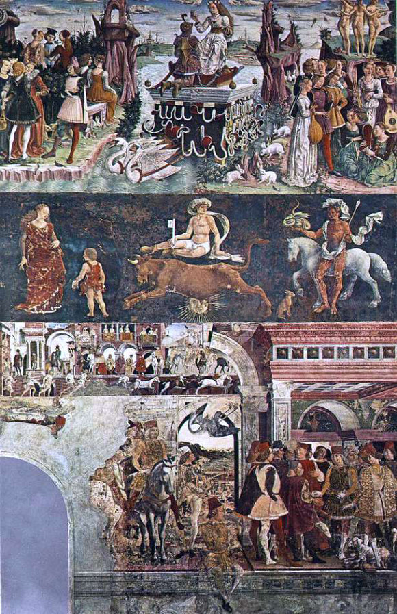  Francesco Del Cossa Allegory of April: Triumph of Venus - Canvas Art Print