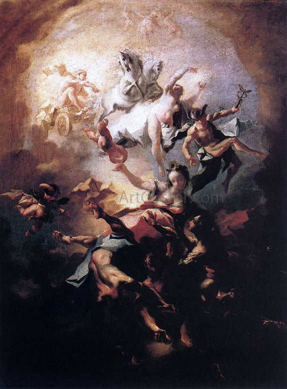  Franz Anton Maulbertsch Allegory of the Alba - Canvas Art Print