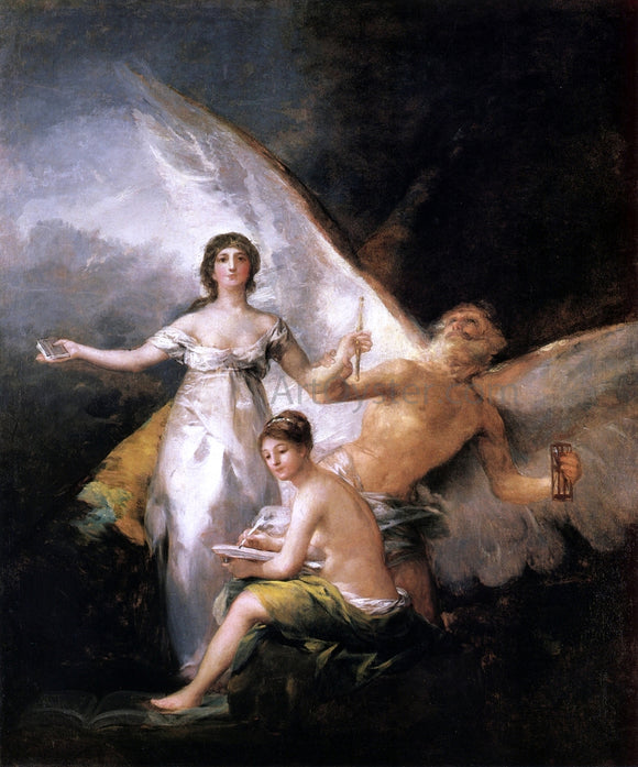  Francisco Jose de Goya Y Lucientes Allegory on the Adaption of the Constitution of 1812 - Canvas Art Print