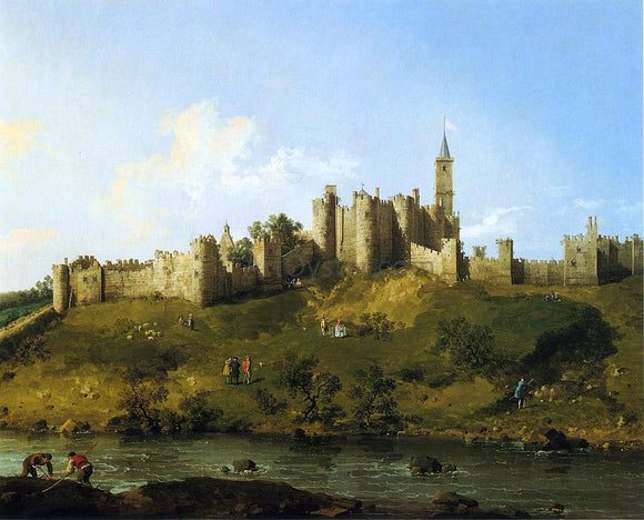  Canaletto Alnwick Castle - Canvas Art Print