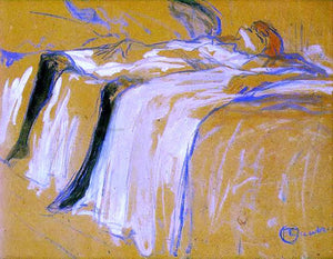  Henri De Toulouse-Lautrec Alone - Canvas Art Print