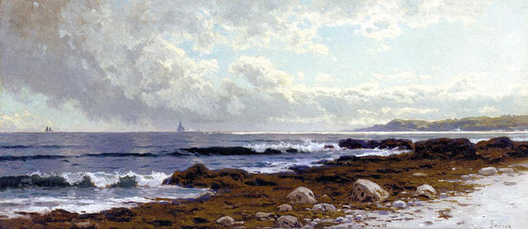 Alfred Thompson Bricher Along the Coast - Canvas Art Print