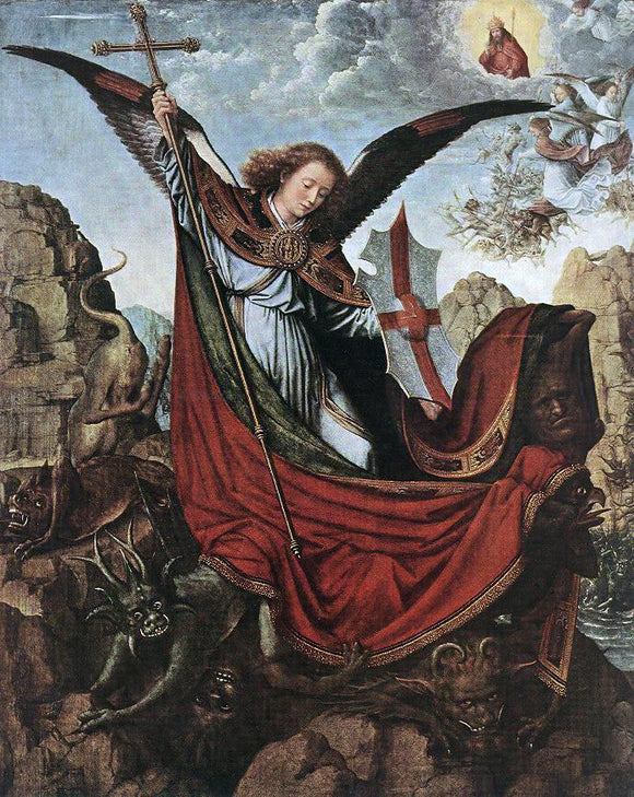  Gerard David Altarpiece of St Michael - Canvas Art Print