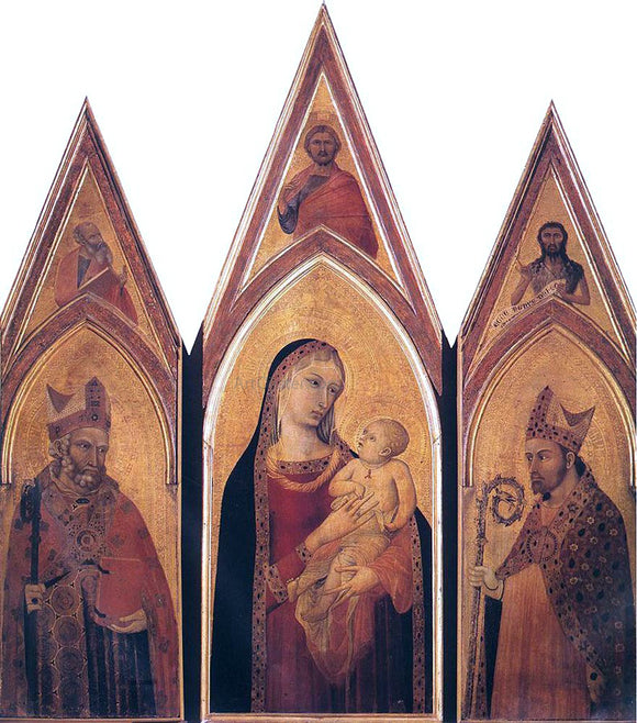 Ambrogio Lorenzetti Altarpiece of St Proculus - Canvas Art Print