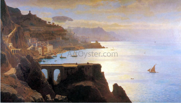  William Stanley Haseltine Amalfi Coast - Canvas Art Print