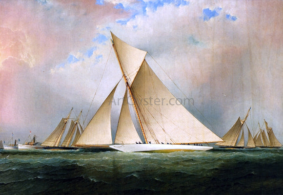  James E Buttersworth America's Cup Yacht VIGILANT, 1893 - Canvas Art Print