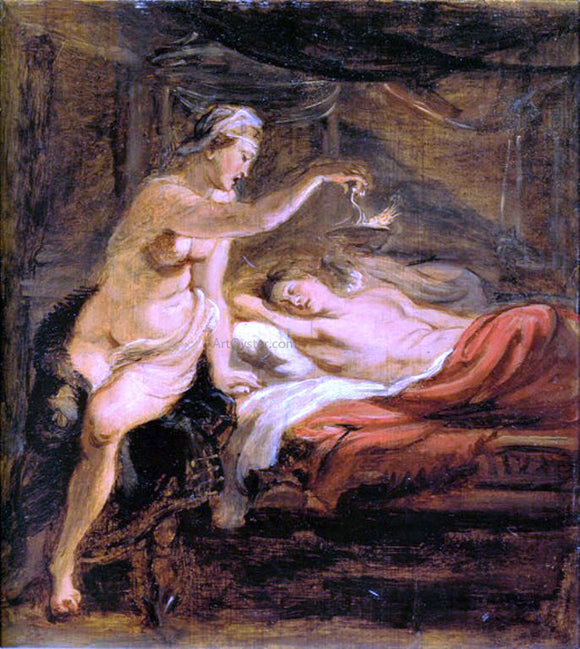 Peter Paul Rubens Amor and Psyche - Canvas Art Print
