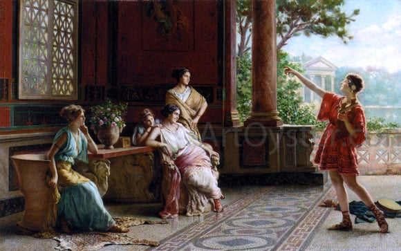  Guglielmo Zocchi An Afternoons Amusements - Canvas Art Print