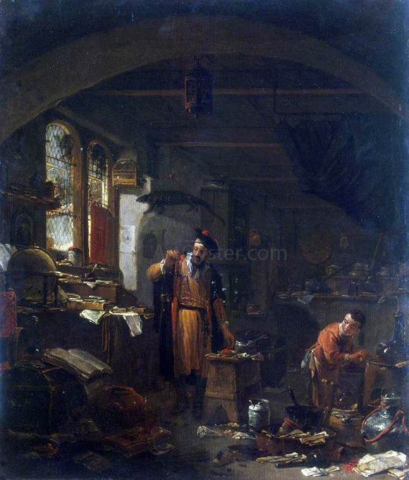  Thomas Wijck An Alchemist - Canvas Art Print