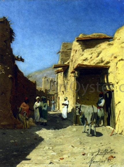  Rudolph Gustav Muller An Arab Street - Canvas Art Print