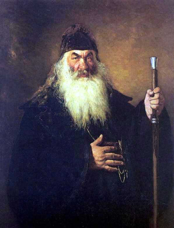  Ilia Efimovich Repin An Archdeacon - Canvas Art Print