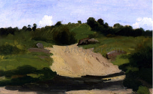  Jean-Baptiste-Camille Corot An Ascending Path - Canvas Art Print