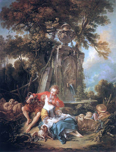  Francois Boucher An Autumn Pastoral - Canvas Art Print