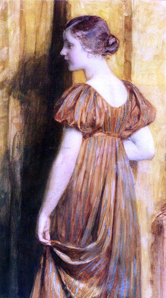  Nicolaas Van Der Waay An Elegant Lady - Canvas Art Print