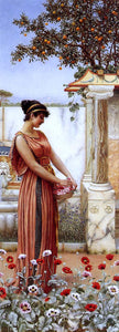  John William Godward An Idle Hour - Canvas Art Print