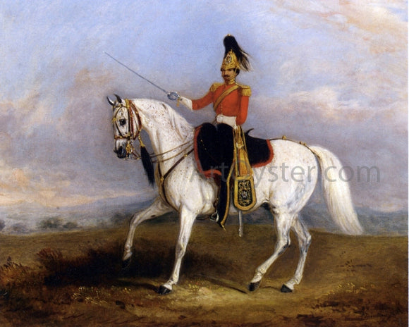  Jr. John Ferneley An Officer of the Dragoon Guards - Canvas Art Print