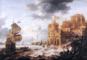  The Elder Bonaventura Peeters Oriental Harbour - Canvas Art Print