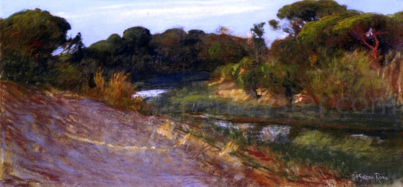  Giulio Aristide Sartorio An outlet of the Fosano Canal - Canvas Art Print