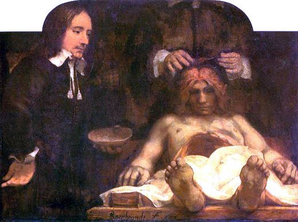  Rembrandt Van Rijn Anatomy of Doctor Deyman - Canvas Art Print