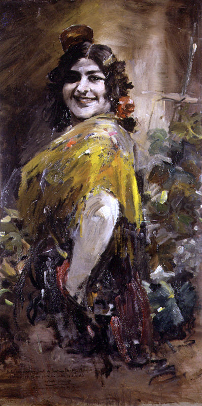  Francisco Domingo Marques Andaluza - Canvas Art Print