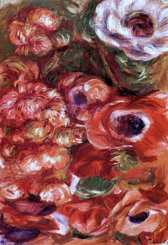  Pierre Auguste Renoir Anemonies - Canvas Art Print