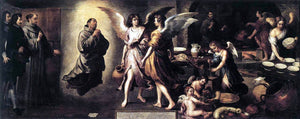  Bartolome Esteban Murillo Angels' Kitchen - Canvas Art Print