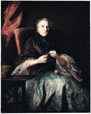  Sir Joshua Reynolds Anne, 2nd Countess of Albemarle - Canvas Art Print