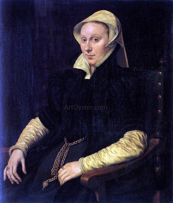  Anthonis Mor Van Dashorst Anne Fernel, the Wife of Sir Thomas Gresham - Canvas Art Print