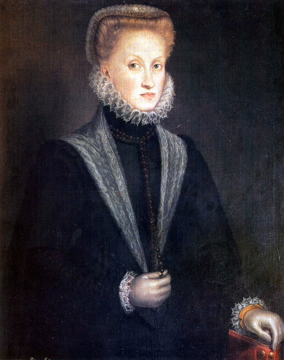 Sofonisba Anguissola Anne Of Austria, Queen Of Spain - Canvas Art Print