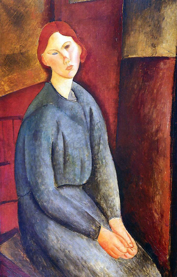 Amedeo Modigliani Annie Bjarne - Canvas Art Print