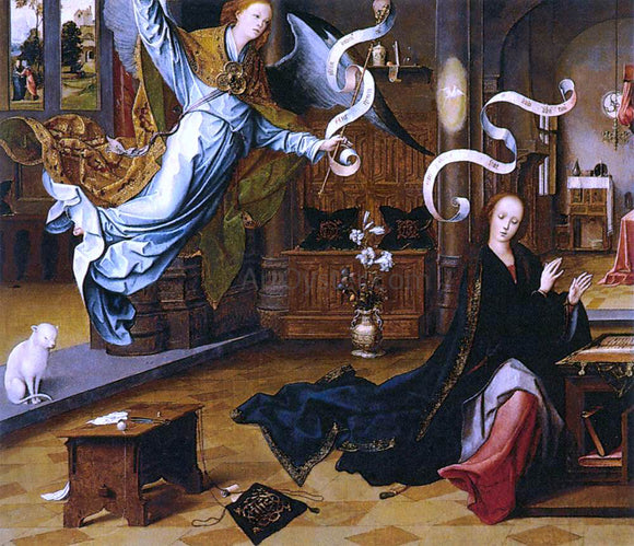  Jan De Beer Annunciation - Canvas Art Print