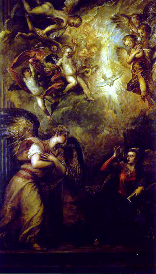  Titian Annunciation - Canvas Art Print