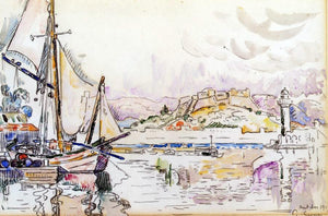  Paul Signac Antibes - Canvas Art Print