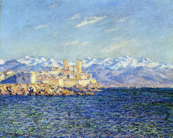  Claude Oscar Monet Antibes, Afternoon Effect - Canvas Art Print