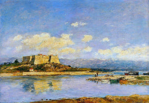  Eugene-Louis Boudin Antibes, Fort Carre - Canvas Art Print