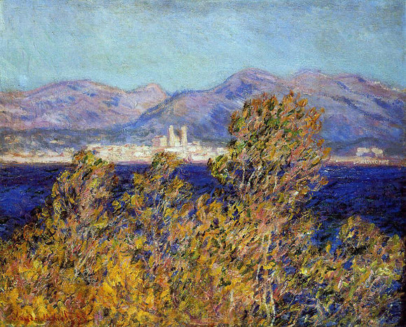  Claude Oscar Monet Antibes Seen from the Cape, Mistral Wind - Canvas Art Print