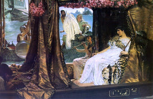  Sir Lawrence Alma-Tadema Antony and Cleopatra - Canvas Art Print