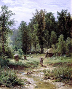  Ivan Ivanovich Shishkin Apiary in a Forest - Canvas Art Print